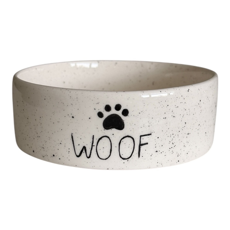 ظرف آب و غذای سگ مدل woof