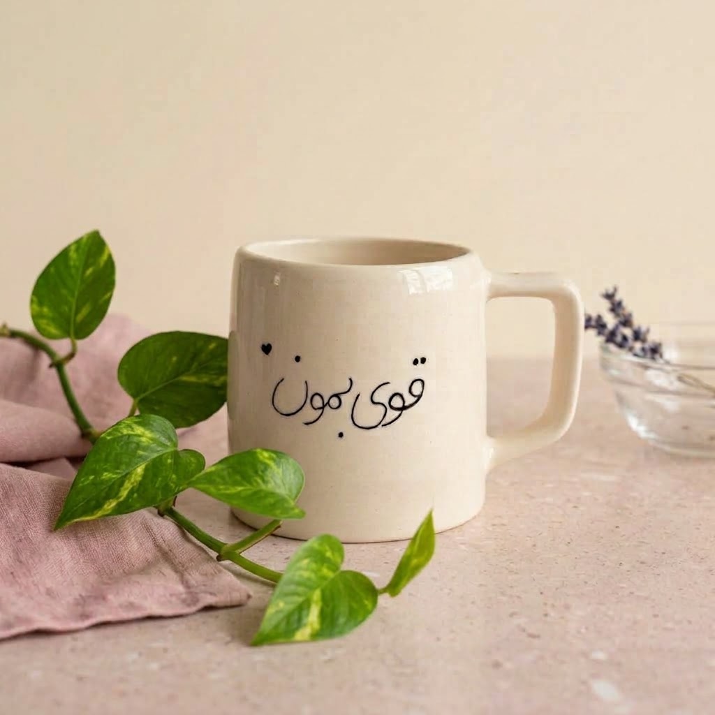 ماگ مدل نوشته (قوی بمون)